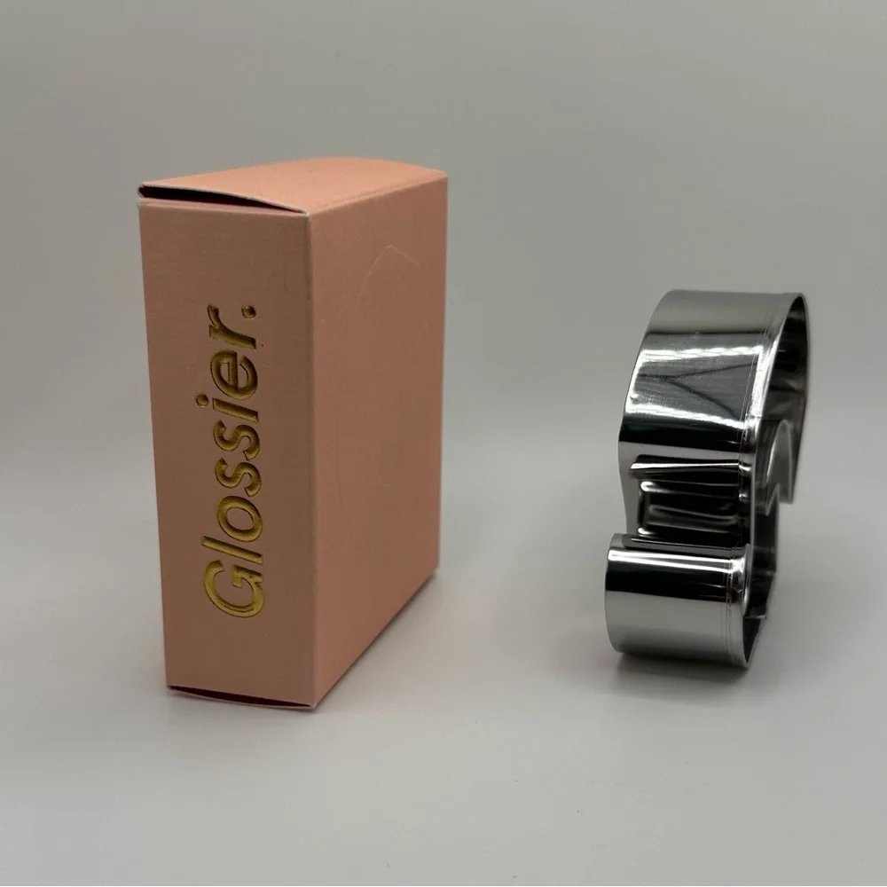 Limited Addition Glossier G Cookie Cutter, new in box